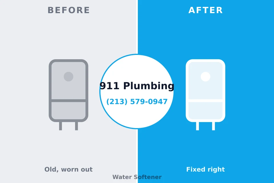 Before and after: plumbing company Chesapeake Beach, MD